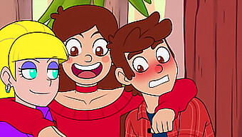 Parodia Porno En Dibujos Animados De Gravity Falls Con Lamidas De Coño Y Montando A Horcajadas