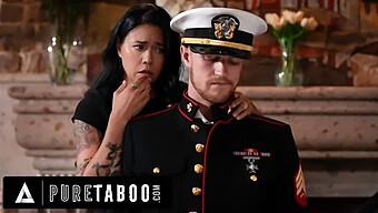 Dana Vespoli, A Widowed Milf, Craves Her Stepson'S Company In Her Late Husband'S Military Attire