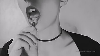 สาวยักษ์ดื่มด่ํากับการกินเพื่อนเล่นที่ทําอะไรไม่ถูกในสถานการณ์ Bdsm