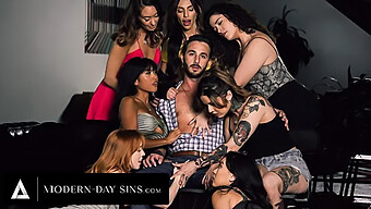 Ember Snow And Madi Collins Dominate Their Therapy Session With Intense Sex