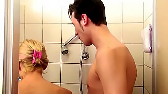 Mature German Stepmom Kada Love Gives Brutal Shower And Fucking Lesson To Step-Son