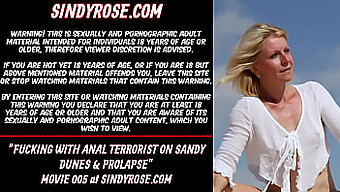 Sindy Rose'S Extreme Anal Prolapse And Insertions In Sandy Dunes