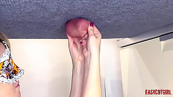 Mistress Annycandy Dominates And Stretches Her Slave'S Testicles In Homemade Video