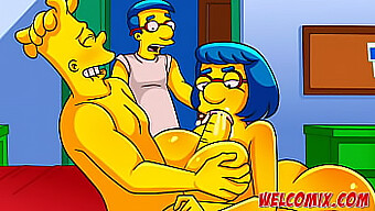 Hentai Animation Of Bart Fucking A Simpsons Character'S Mother