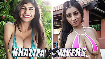 Mia Khalifa And Violet Myers Go Head-To-Head In A Steamy Compilation Featuring Big Booty And Busty Beauties