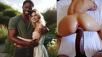 Unglaubliches 3d-Interracial-Paar Erkundet Analsex Und Creampie-Vergnügen