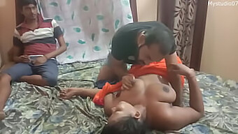 Indian Husband With Small Penis Allows Big-Breasted Wife To Cheat On Him!