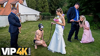 Lovely Bride And Groom'S Weird And Kinky Outdoor Sex Scene